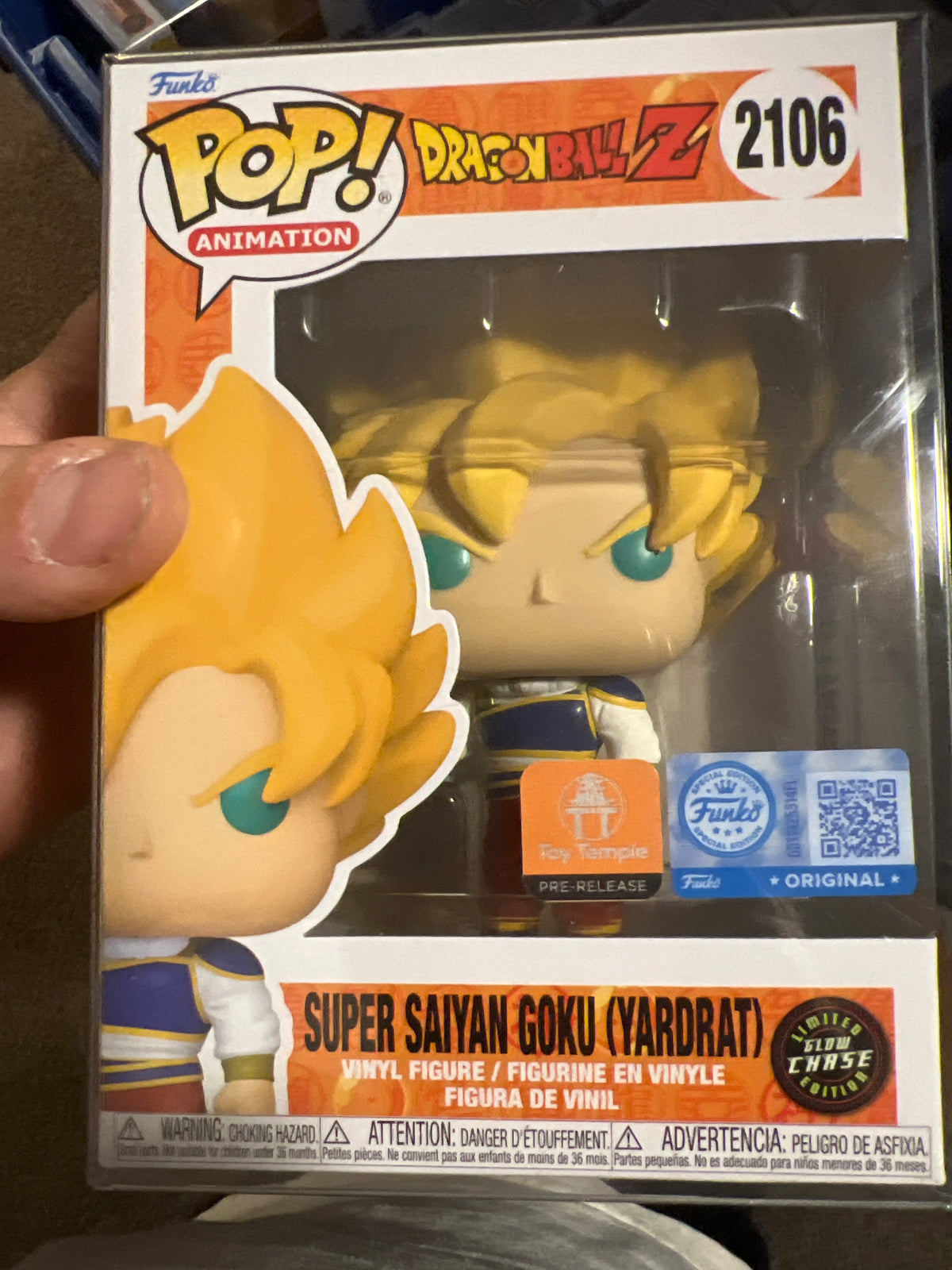 Dragonball Z: Yardrat Goku(chase) #2106 Funko Pop!