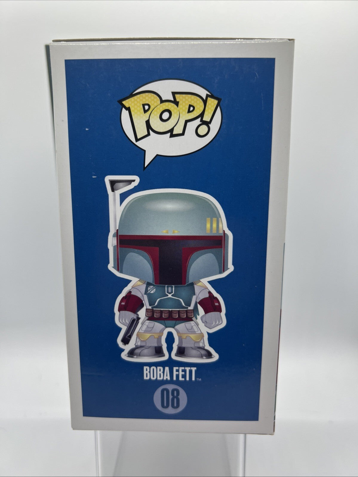 *OG* Star Wars: Boba Fett(Large Font) #8 Funko Pop! Vaulted 2012 w/Protector!!!