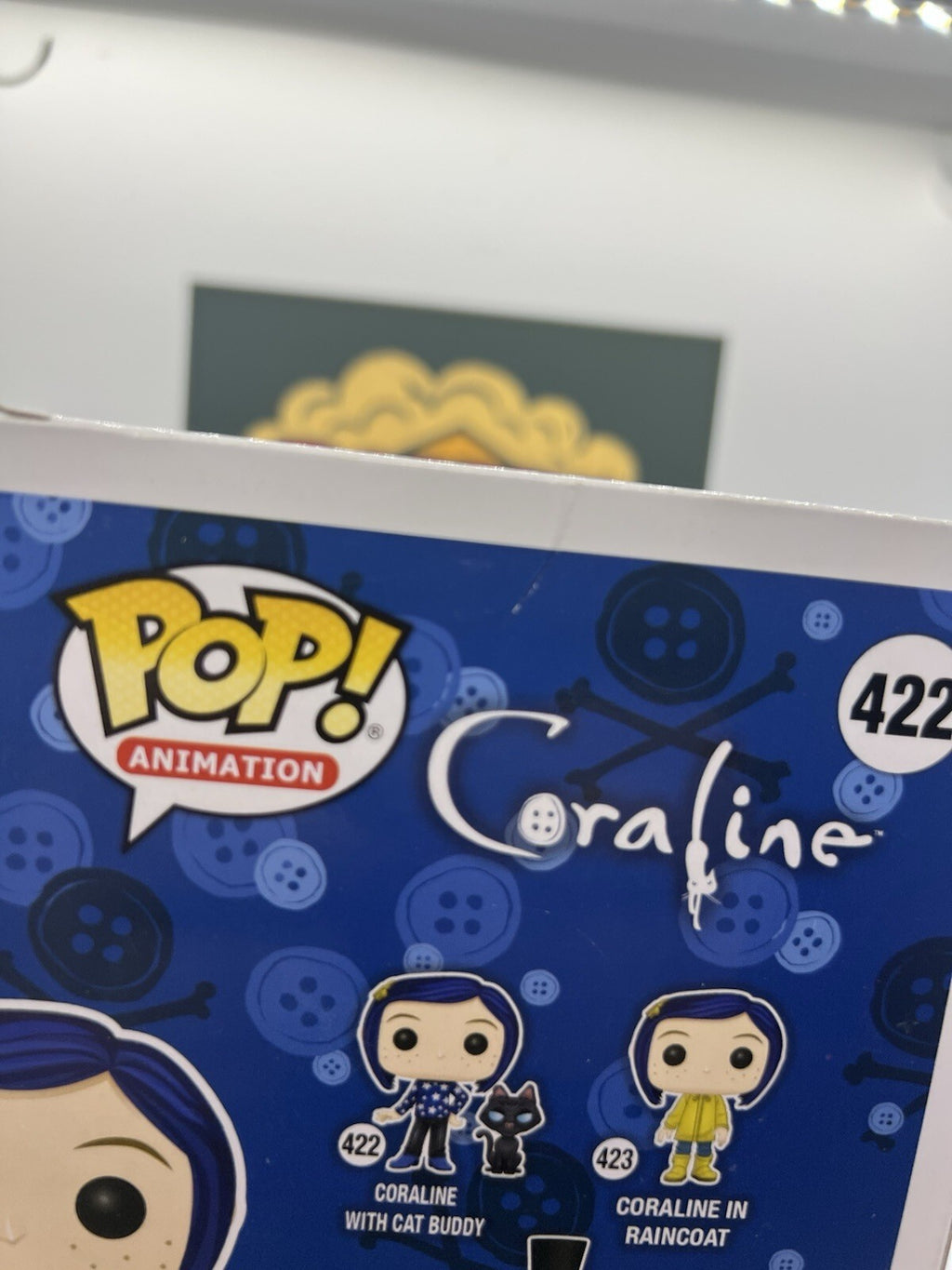 *Grail* Coraline: Coraline w/Cat Buddy #422 Funko Pop! w/Protector!!!***