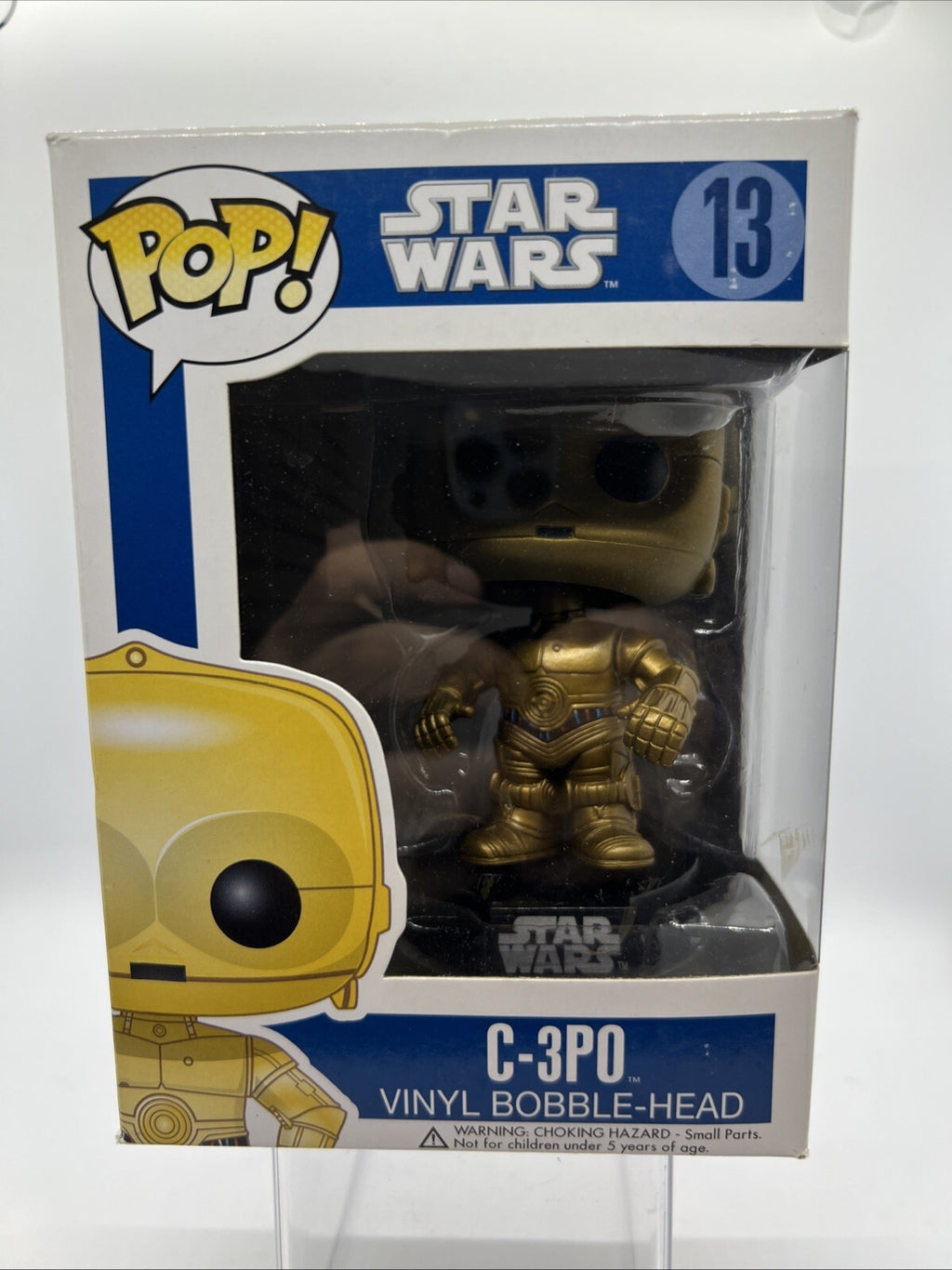 *OG* Star Wars: C-3PO #13 Funko Pop! Blue Box 2012 Rare Vaulted
