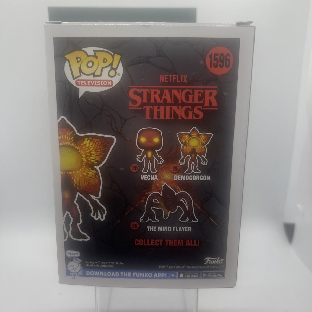 *Rare* STRANGER THINGS: Demogorgon(Rift) #1596 Funko Pop! w/Protector!!!