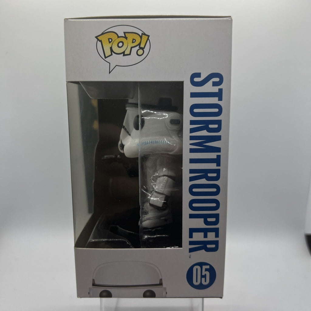 *OG* Star Wars: STORMTROOPER(Large Font) #05 Funko Pop! Series 1 Blue Box 2013