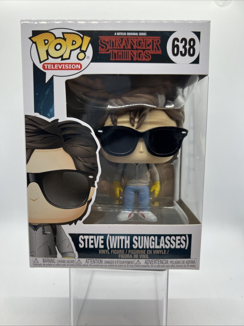 *Vaulted* Netflix Stranger Things: Steve Harrington w/Sunglasses #638 Funko Pop!