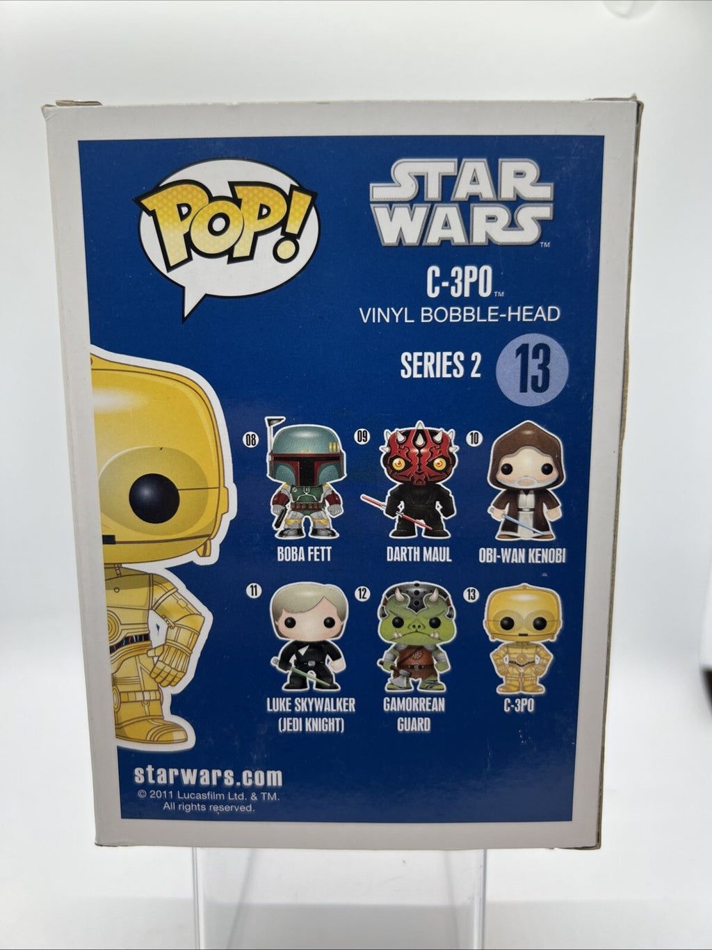 *OG* Star Wars: C-3PO #13 Funko Pop! Blue Box 2012 Rare Vaulted