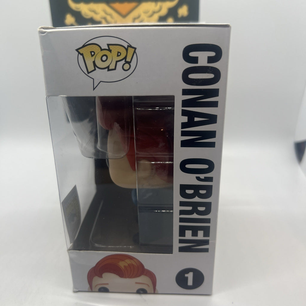 [Official SDCC 2015] Conan O'Brien #01 Funko Pop! Box Not Mint w/Protector!!!