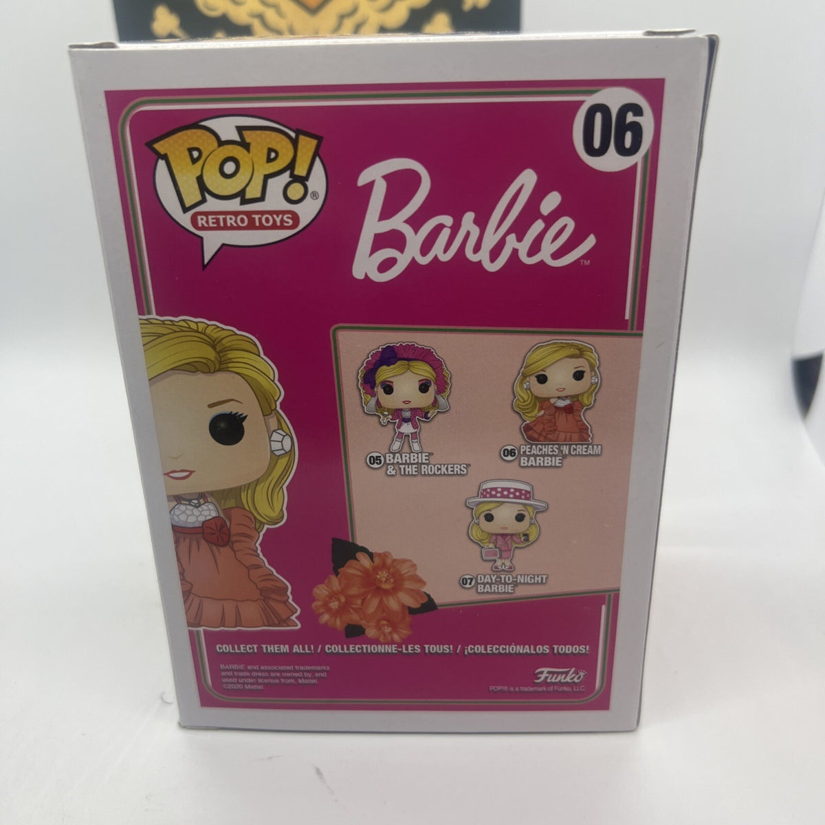 *Rare* BARBIE: PEACHES N CREAM BARBIE #06 Funko Pop! w/Protector!!!