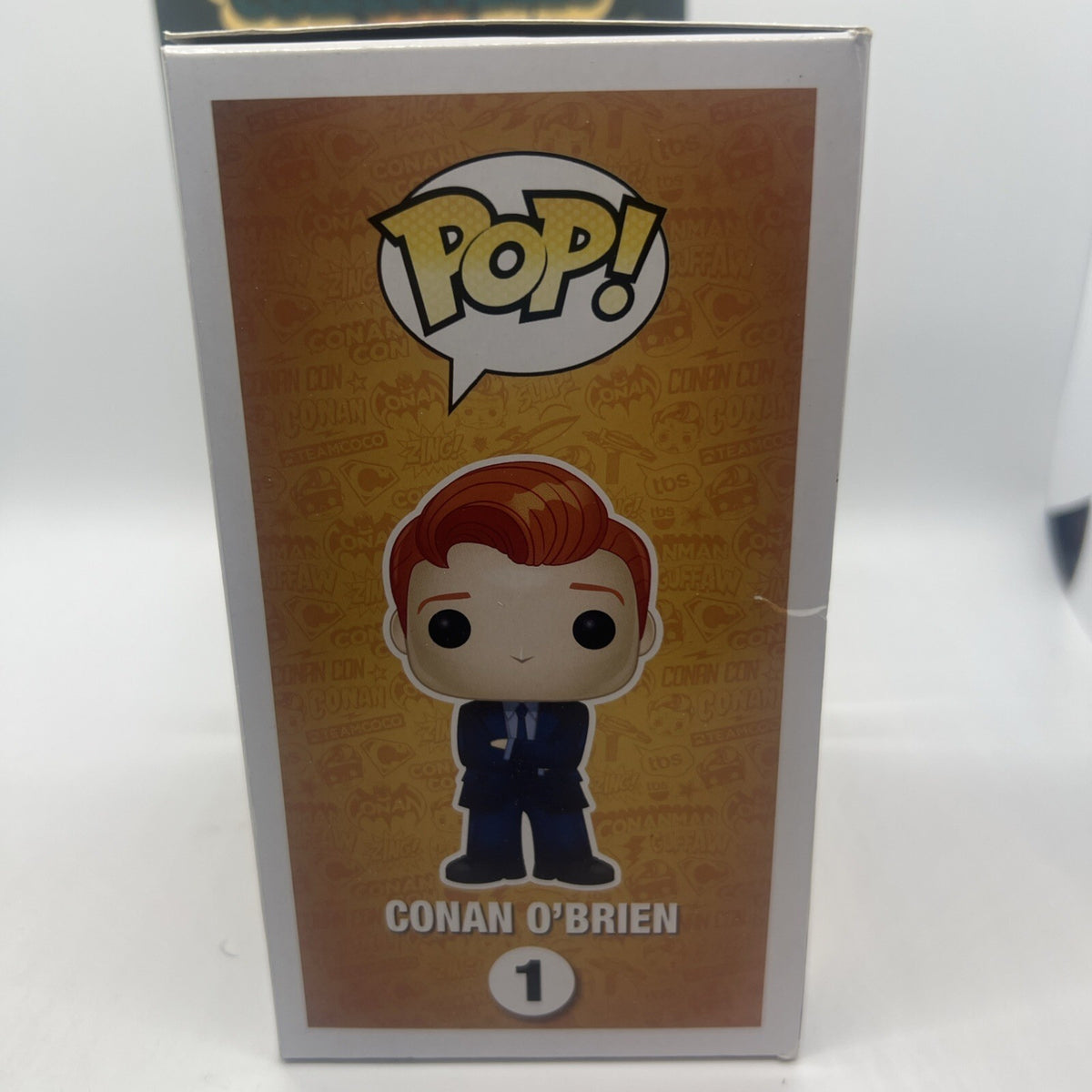 [Official SDCC 2015] Conan O'Brien #01 Funko Pop! Box Not Mint w/Protector!!!