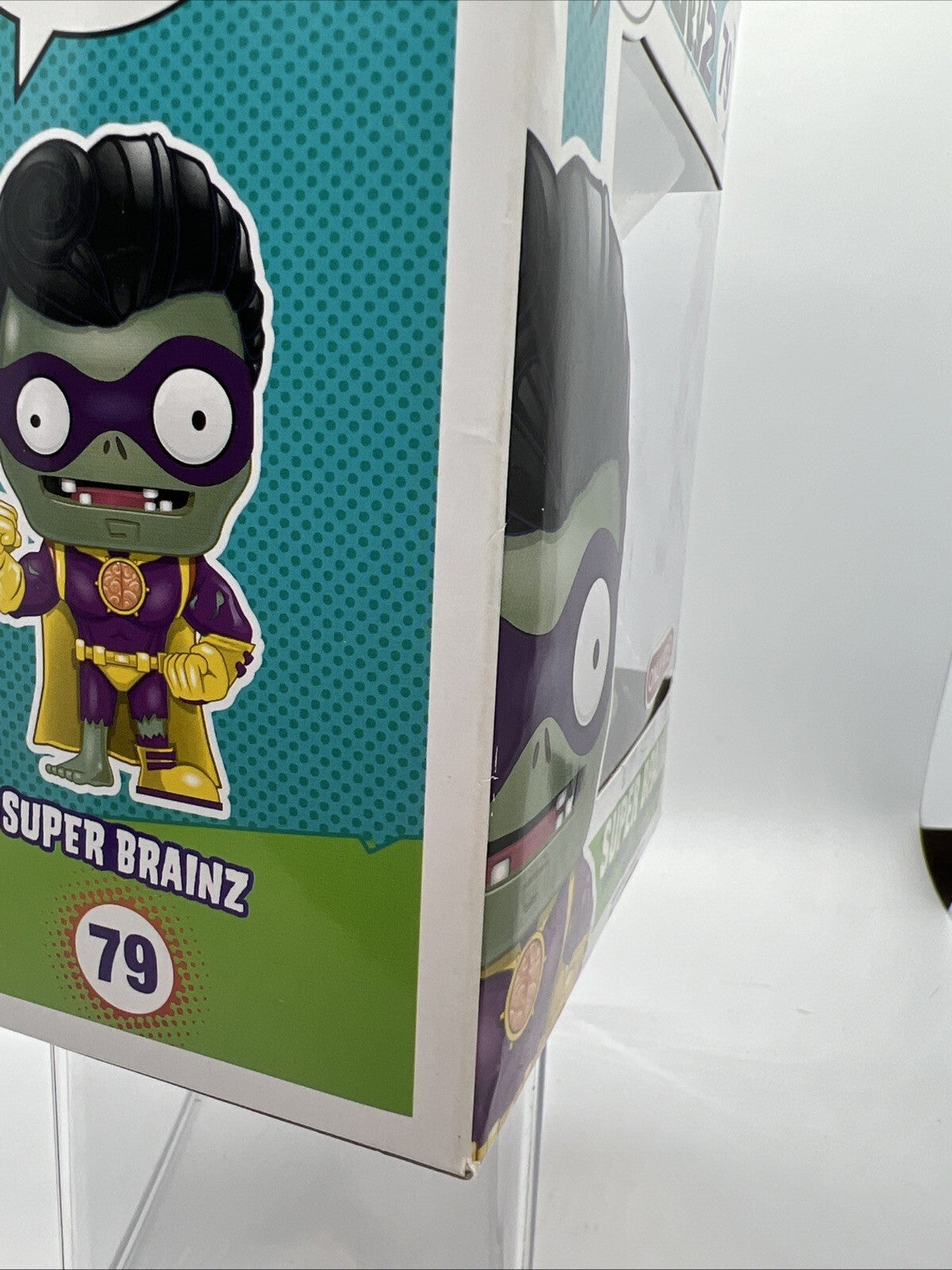 *Vaulted* Plants vs. Zombies: Super Brainz #79 Funko Pop 2015 Target w/Protector