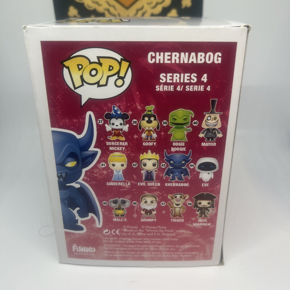 *Vaulted/Rare* Disney Store: Chernabog #43 Funko Pop! w/Protector!! Box Not Mint