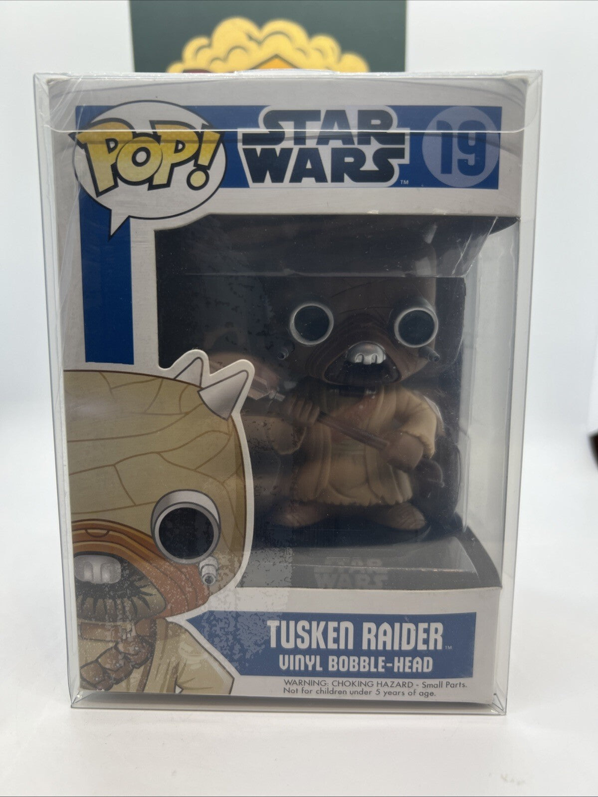 *OG* Star Wars: Tusken Raider(Large Font) #19 Funko Pop! Blue Box 2012 Vaulted