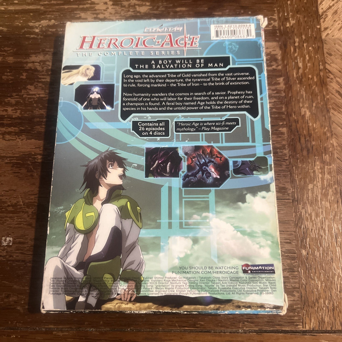 *OOP* Heroic Age: The Complete Series (DVD, 2010, 4-Disc Set)