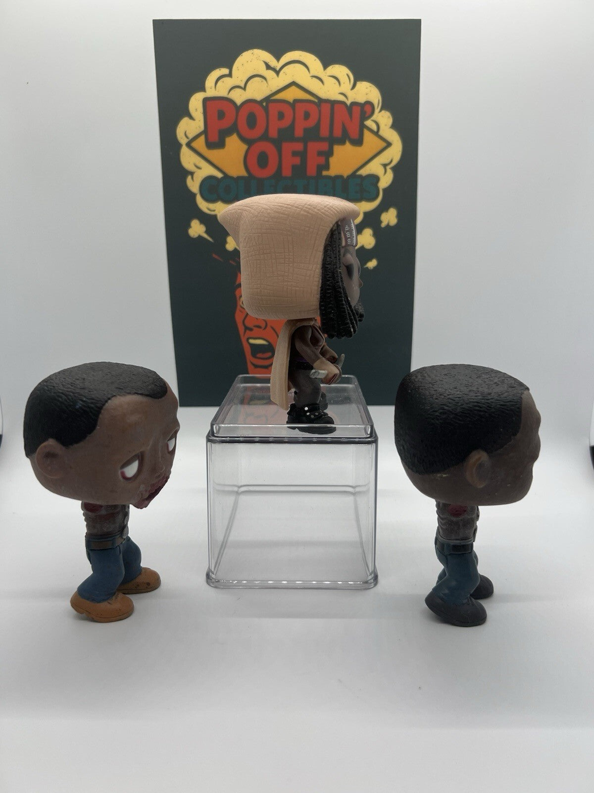 *OOB* The Walking Dead: Michonne(Muddy) & Pets(Glow) Funko Pop! Bundle