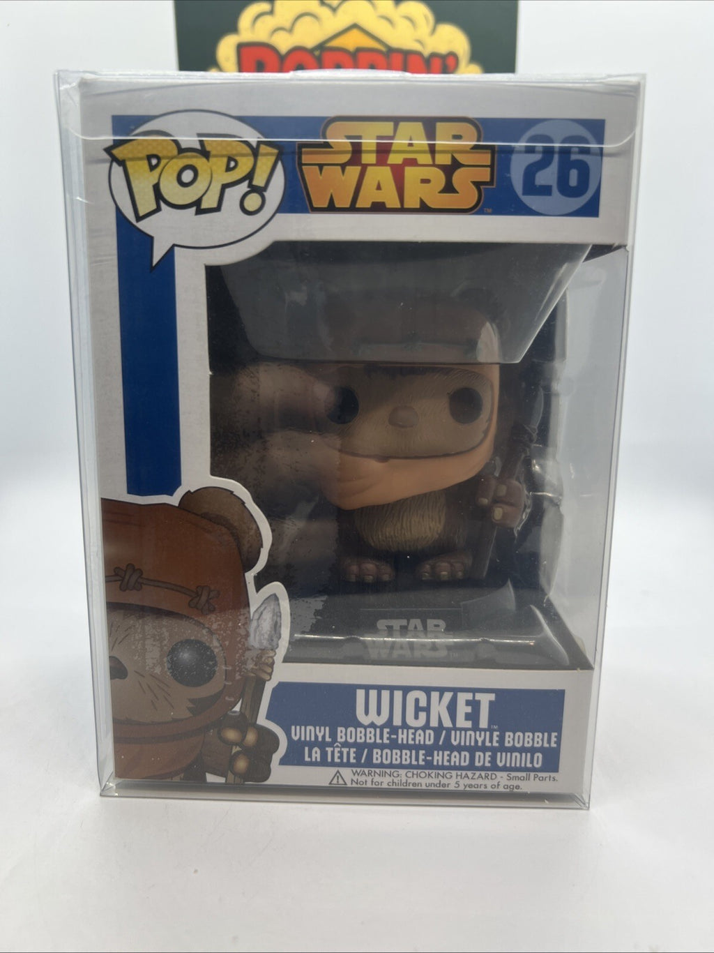 *OG* Star Wars: Wicket #26 Funko Pop! Blue Box 2013 Rare Vaulted