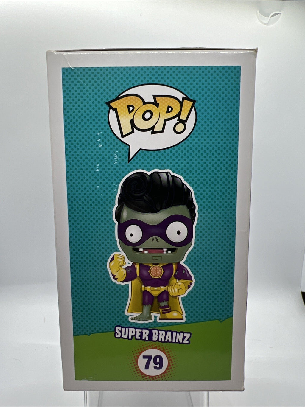 *Vaulted* Plants vs. Zombies: Super Brainz #79 Funko Pop 2015 Target w/Protector