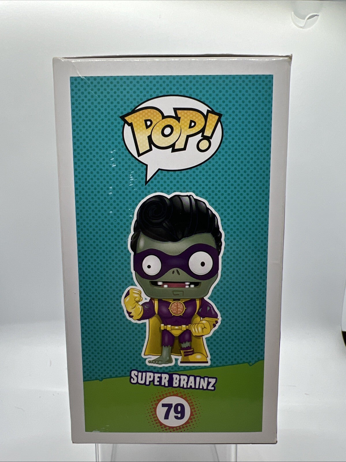 *Vaulted* Plants vs. Zombies: Super Brainz #79 Funko Pop 2015 Target w/Protector