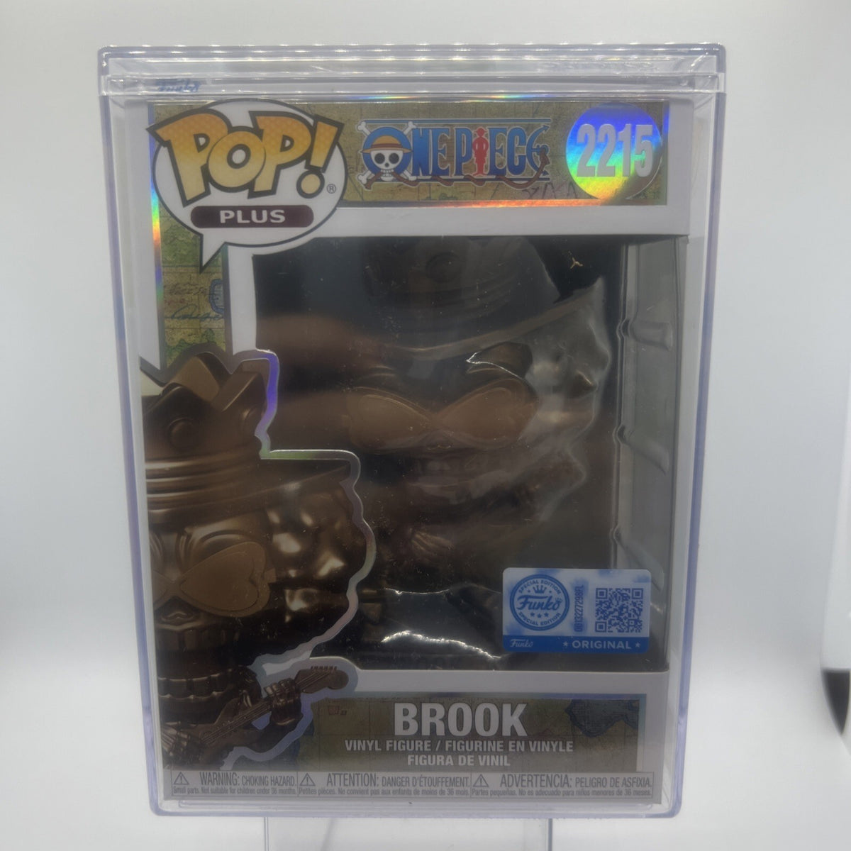 *Sold Out* One Piece: Brook Statue(Bronze) #2215 Funko Pop! Sealed Hardstack