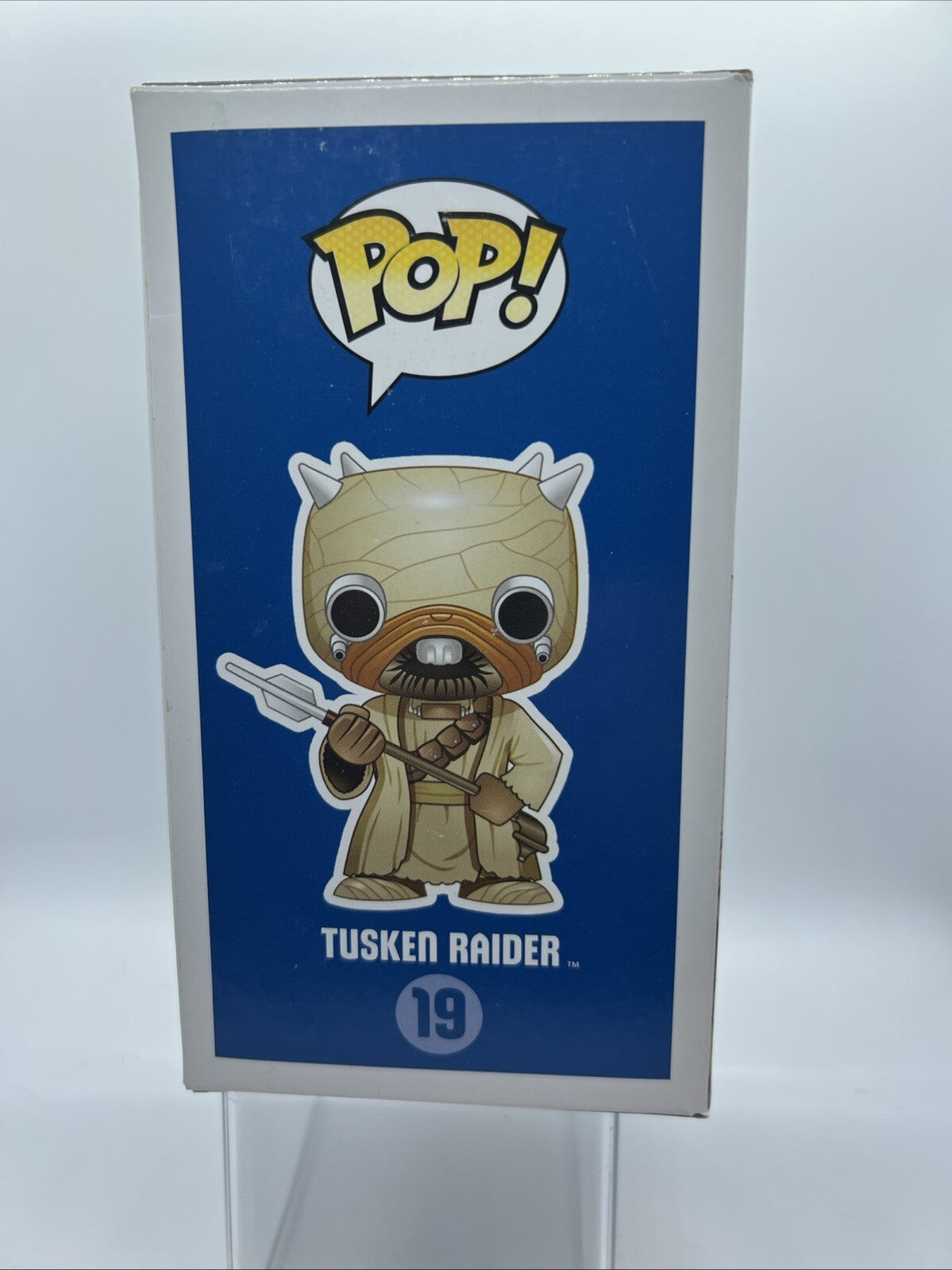 *OG* Star Wars: Tusken Raider(Large Font) #19 Funko Pop! Blue Box 2012 Vaulted