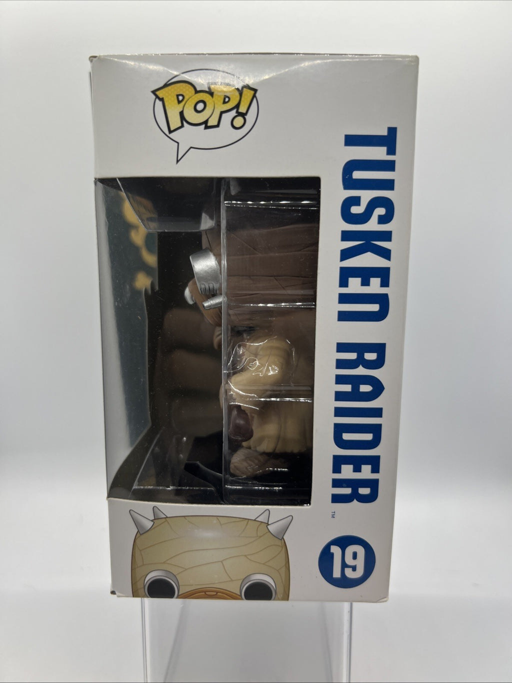 *OG* Star Wars: Tusken Raider(Large Font) #19 Funko Pop! Blue Box 2012 Vaulted