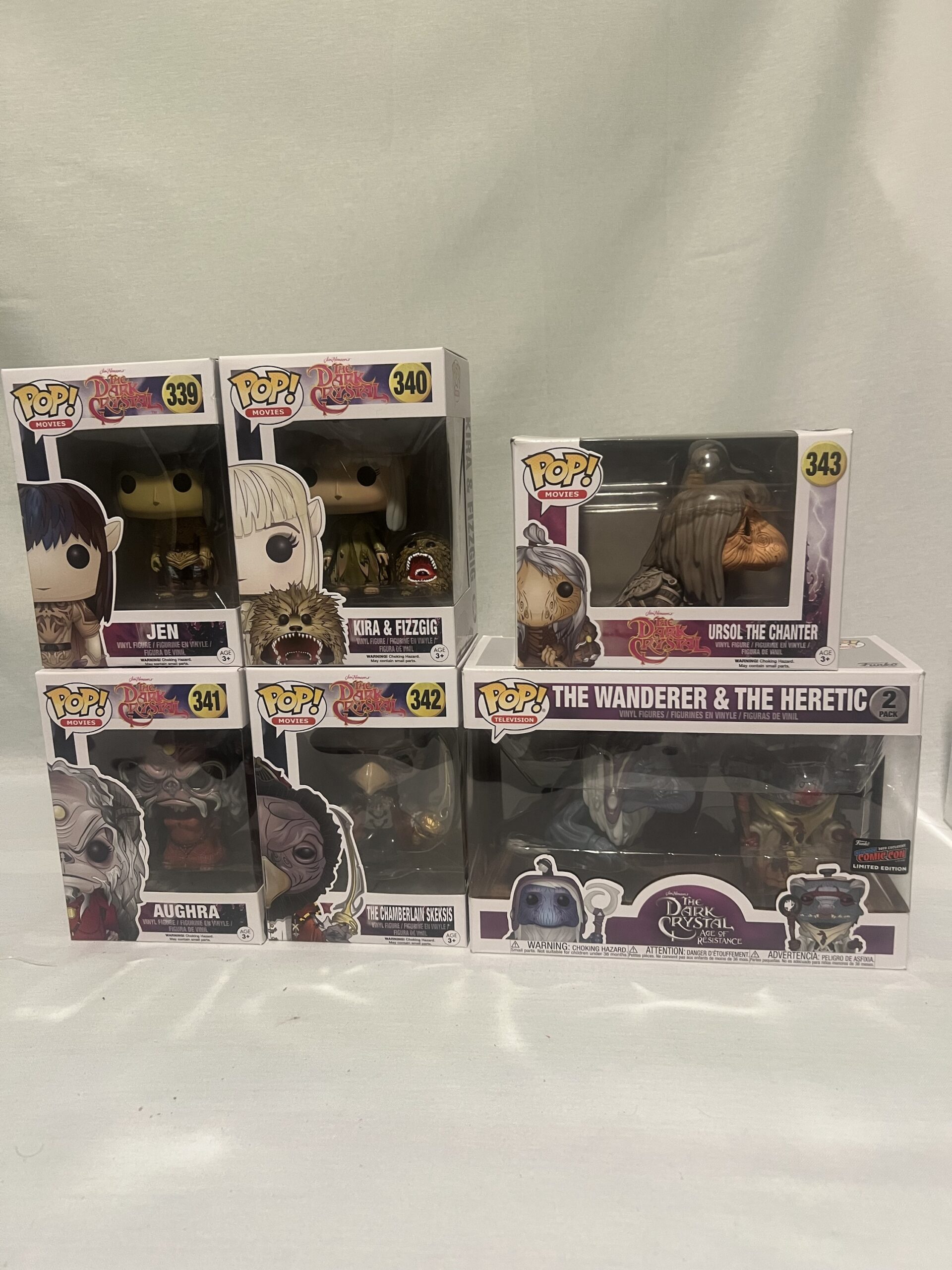 *Rare/Complete+* Dark Crystal #339-343 And NYCC 2 Pack w/4” Protectors - Image 5