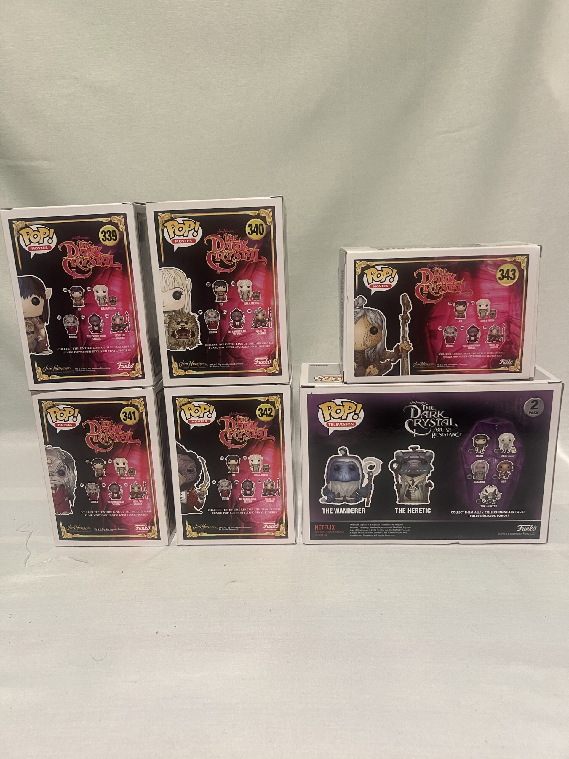 *Rare/Complete+* Dark Crystal #339-343 And NYCC 2 Pack w/4” Protectors - Image 6