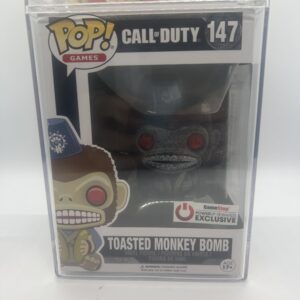 *Rare* Call Of Duty: Toasted Monkey Bomb #147 Funko Pop! Gamestop w/Hardstack