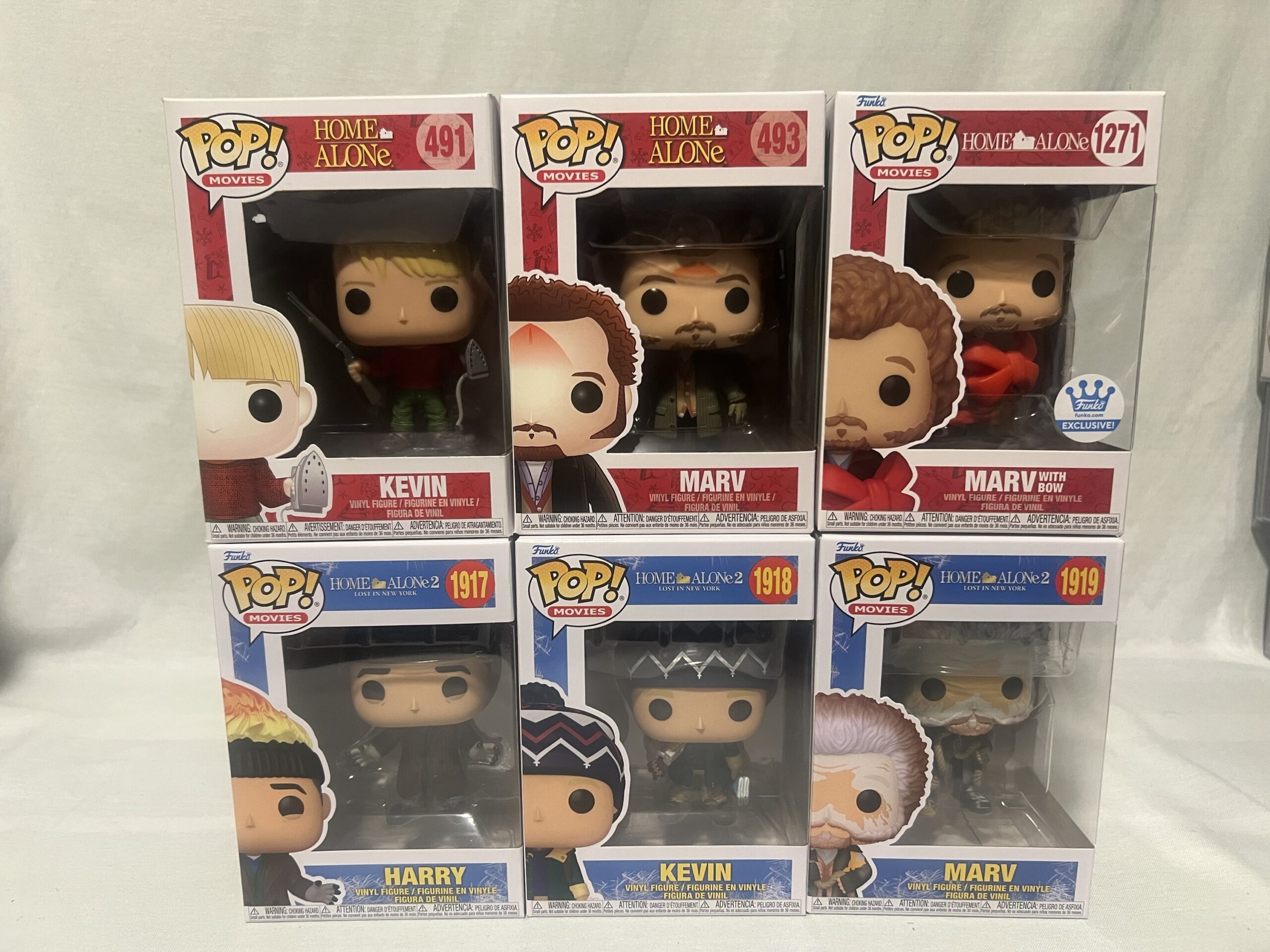 *Rare* Home Alone 491 493 1271 & Home Alone 2 1917 1918 1919 Funko Pop! Lot Of 6 - Image 7