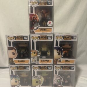 *Set* Star Wars: Rebels #131-137 Kanan Chopper Ezra Sabine Zeb Hera w/Protectors